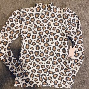 Cheetah buttery soft long sleeve top